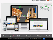 Tablet Screenshot of bigfoot-design.at